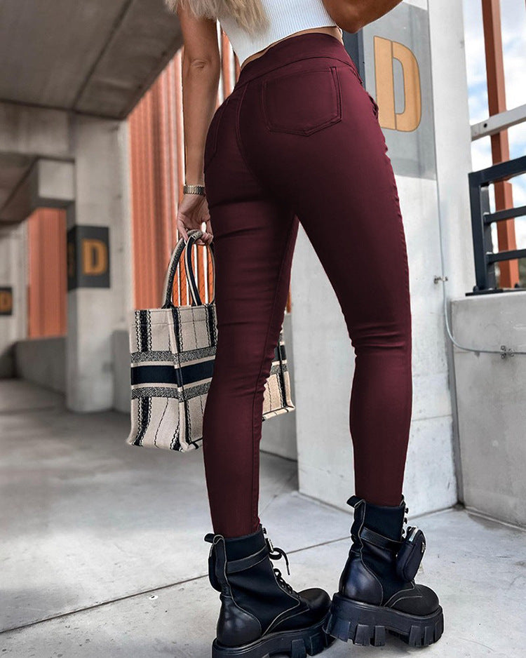 Sinfully Chic Leather Pants