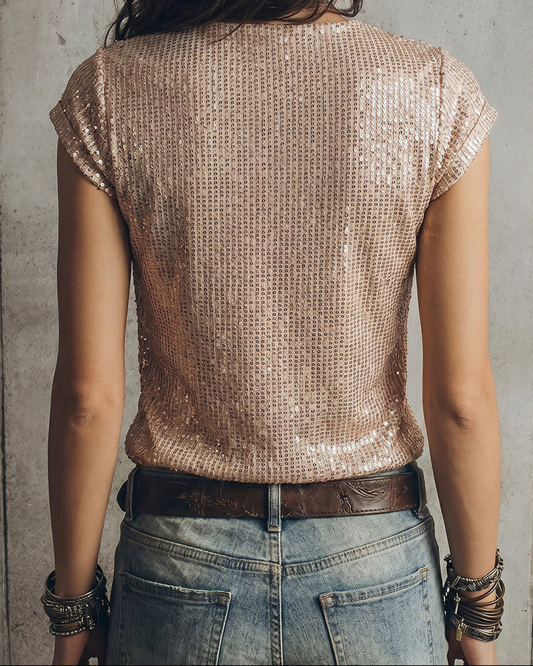 Disco Diva Sequin Tee