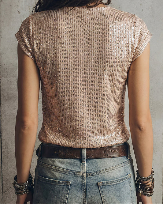 Disco Diva Sequin Tee