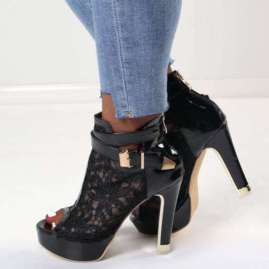 Sweet Like Candy Lace Stiletto Heels